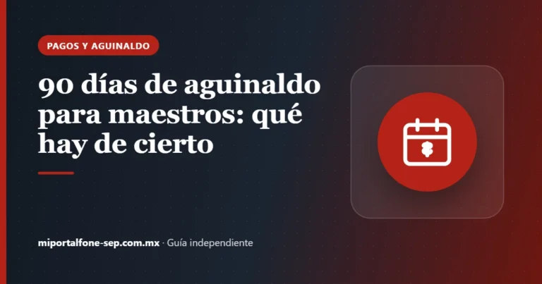 90 días de aguinaldo para maestros: qué hay de cierto