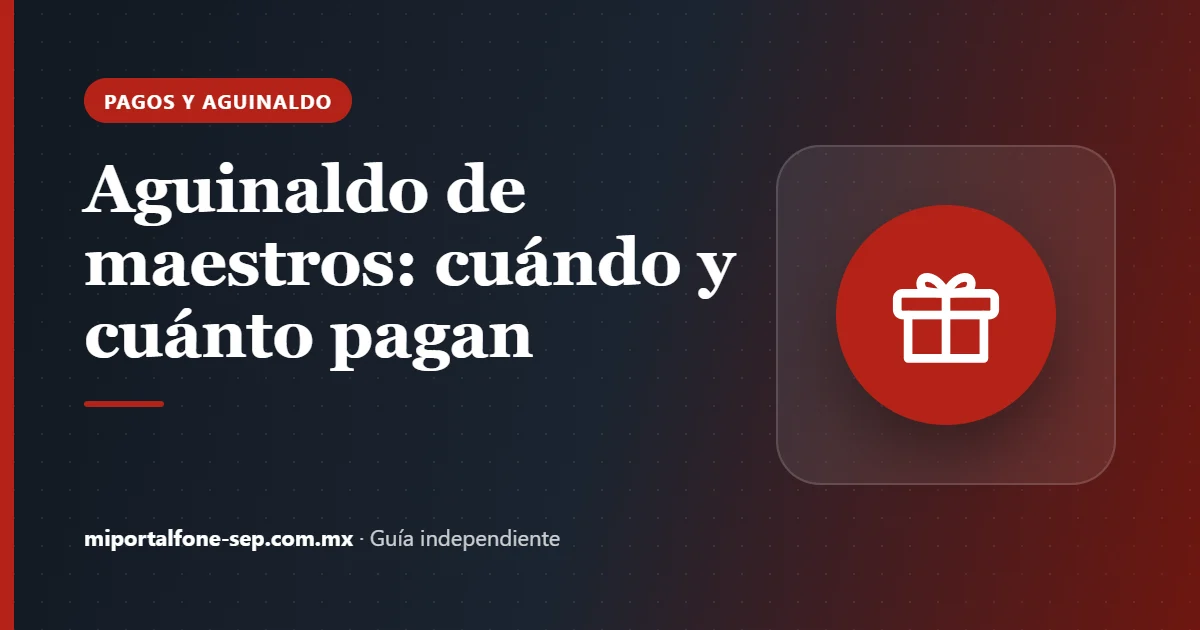 Aguinaldo de maestros: cuándo y cuánto pagan