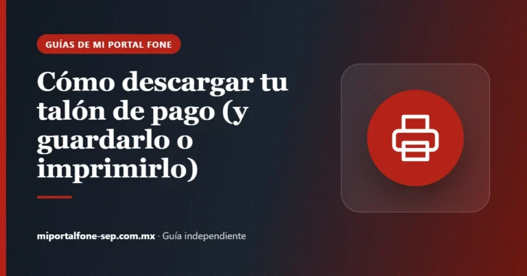 Cómo descargar tu talón de pago (y guardarlo o imprimirlo)
